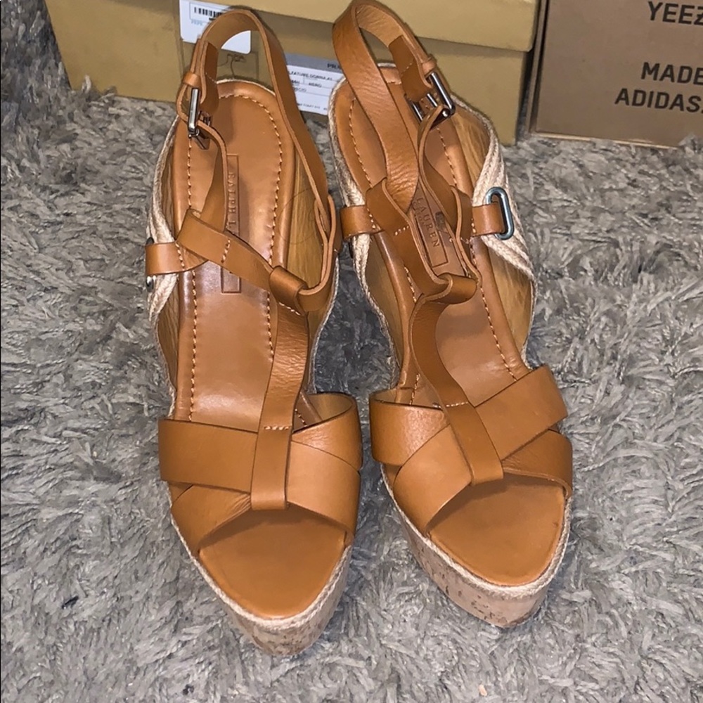 Ralph Lauren collection wedge sandal